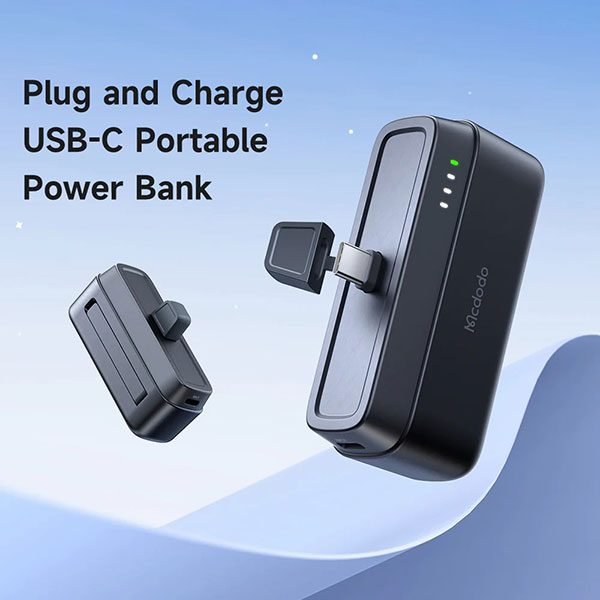 پاوربانک 5000 مک دو دو Mcdodo MC-6302 توان 20 وات همراه با کانکتور Type-C