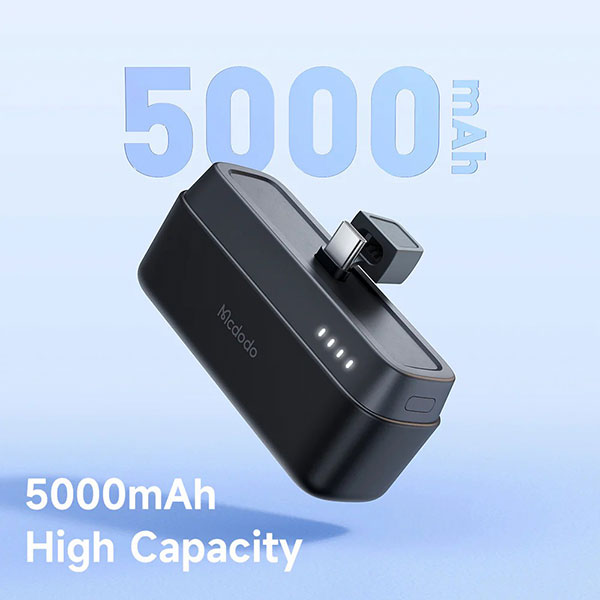پاوربانک 5000 مک دو دو Mcdodo MC-6302 توان 20 وات همراه با کانکتور Type-C