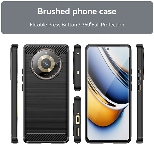 قاب فیبر کربنی ریلمی Realme 11 Pro Rugged Armor Fiber Carbon