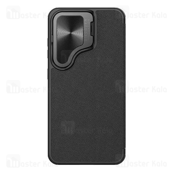 کیف چرمی نیلکین سامسونگ Samsung Galaxy S24 Nillkin Qin Prop Leather Case دارای محافظ دوربین