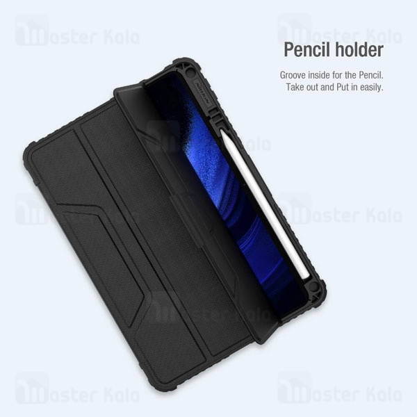 کاور چرمی هوشمند نیلکین شیائومی Xiaomi Pad 6 / Pad 6 Pro Nillkin Bumper Leather Case Pro