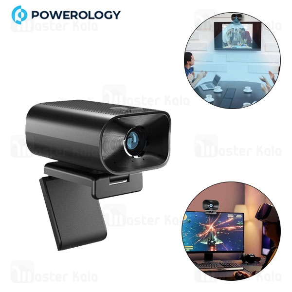 وب کم پاورولوژی Powerology PCFRCMBK 1080p Web Cam