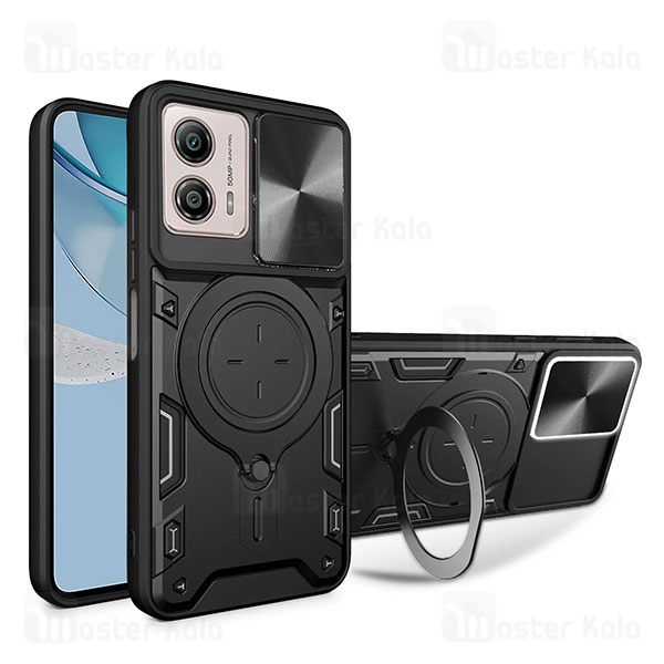 قاب ضد ضربه مگنتی Motorola Moto G53 Magnetic Support Case دارای محافظ دوربین