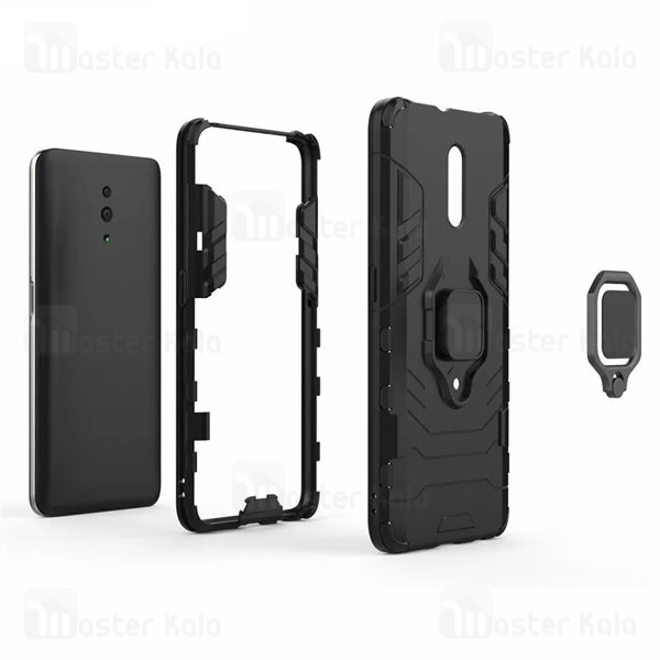 گارد ضد ضربه انگشتی اوپو Oppo Reno Black Panther Keysion Armor Ring