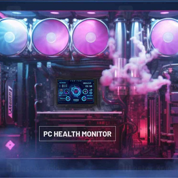 نمایشگر هوشمند گیمینگ پرودو Porodo PC Health Monitor 3.5 inch PDX537