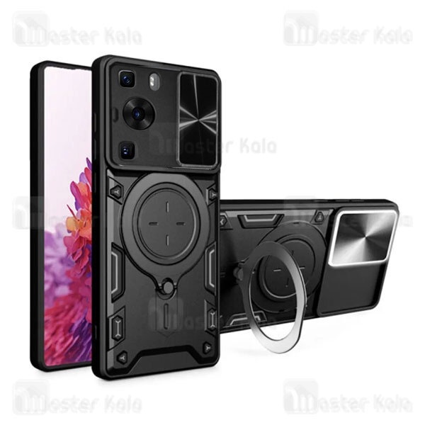 قاب ضد ضربه مگنتی Huawei P60 / P60 Pro Magnetic Support Case دارای محافظ دوربین