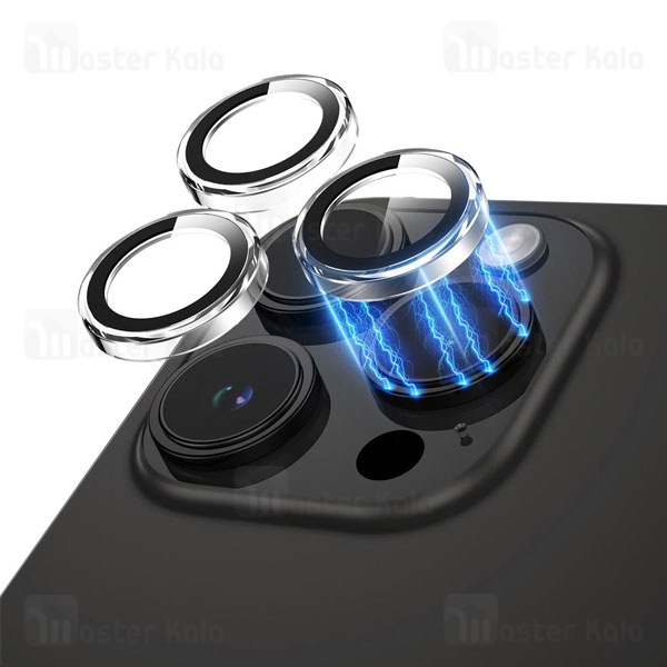 محافظ لنز دوربین گرین لاین Apple iPhone 15 Pro / 15 Pro Max Green Lion Trio Camera lens