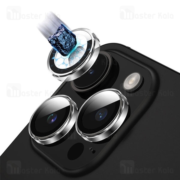 محافظ لنز دوربین گرین لاین Apple iPhone 15 Pro / 15 Pro Max Green Lion Trio Camera lens