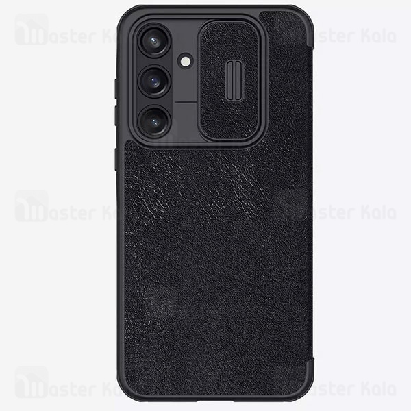 کیف چرمی نیلکین سامسونگ Samsung Galaxy A35 Nillkin Qin Pro Leather Case دارای محافظ دوربین