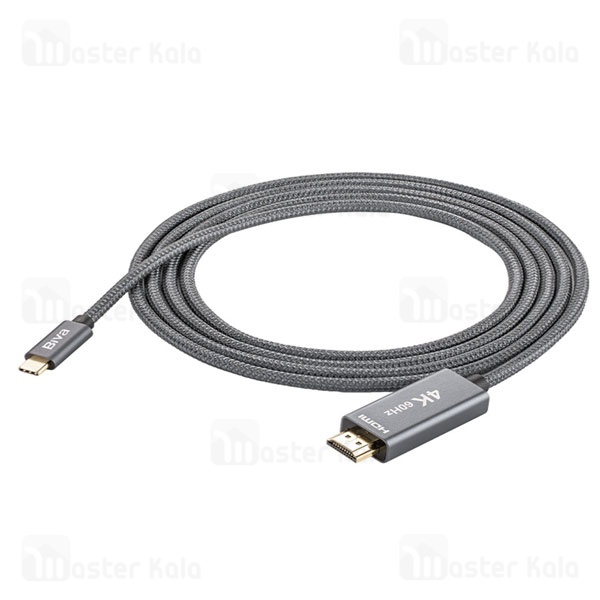 کابل HDMI 2.0 به Type-C بیوا Biva HDMI-01 طول 2 متر