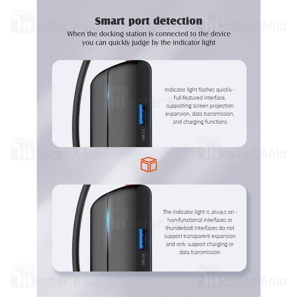 هاب 6 پورت الدینیو LDNIO 6in1 Type-c Hub Adapter DS-26H توان 100 وات