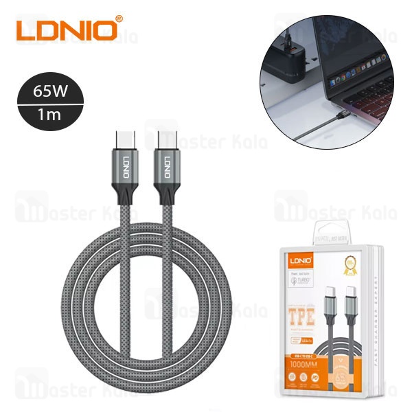 کابل Type-C به Type-C الدینیو Ldnio LC441C طول 1 متر توان 100 وات