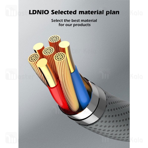 کابل لایتنینگ به Type-C الدینیو Ldnio LC442i طول 2 متر توان 30 وات
