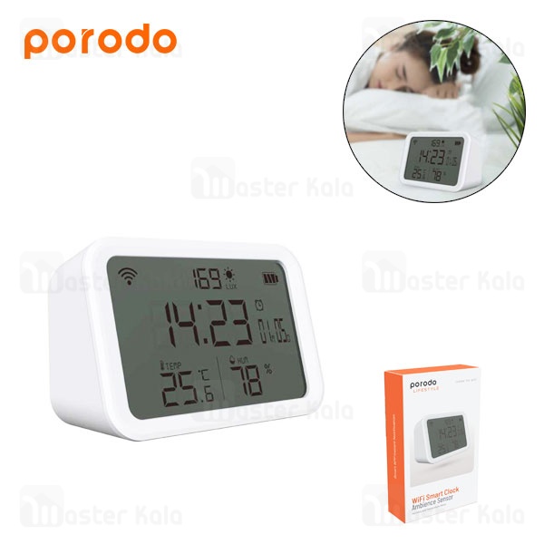 ساعت رومیزی هوشمند پرودو Porodo WiFi Smart Clock PD-LSTHSR