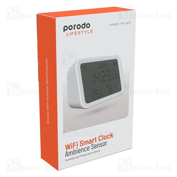 ساعت رومیزی هوشمند پرودو Porodo WiFi Smart Clock PD-LSTHSR