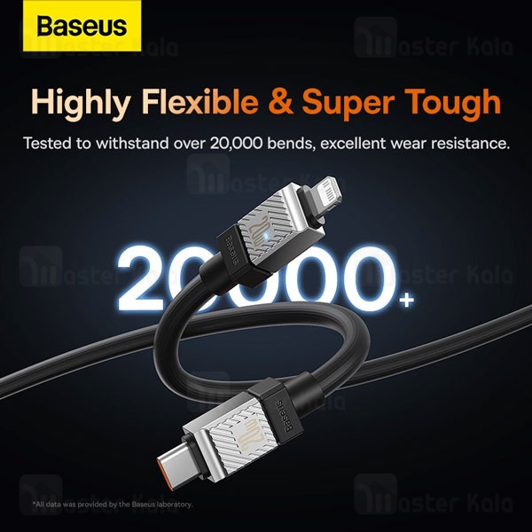 کابل لایتنینگ به Type-C بیسوس Baseus Coolplay Series CAKW000001 طول 1 متر توان 27 وات