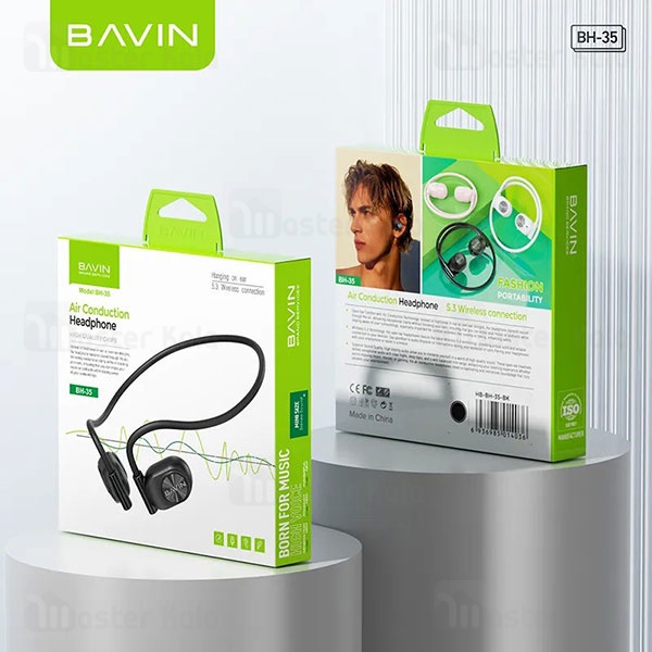 هندزفری بلوتوث گردنی باوین Bavin BH-35 Air Conduction Headphone