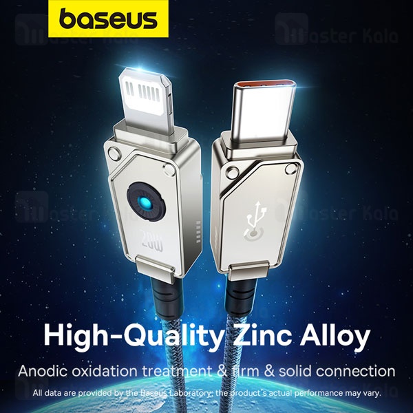 کابل لایتنینگ به Type-C بیسوس Baseus Unbreakable Series P10355803111 طول 1 متر توان 20 وات
