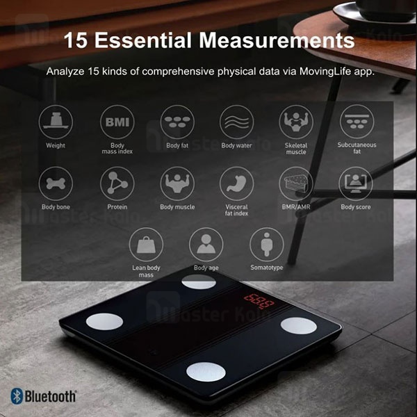 ترازو هوشمند گرین لاین Green lion Smart Body Scale GNSFSCLEBK