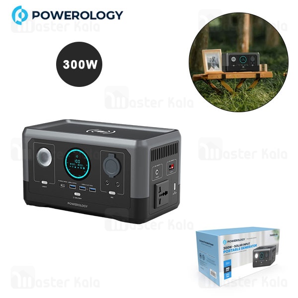 پاوربانک 76800 پاورولوژی Powerology Portable Generator PPBCHA40 توان 300 وات