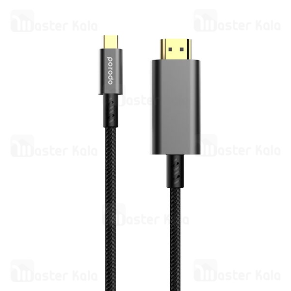 کابل HDMI به Type-C پرودو Porodo PD-4KHDMC طول 1.8 متر