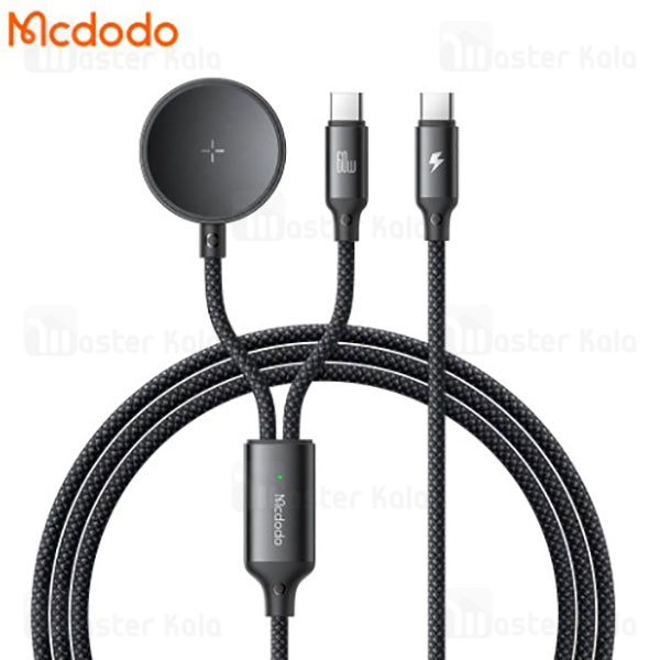 کابل Type-C به Type-C و شارژر گلکسی واچ مک دودو Mcdodo CA-421 Cable Wireless Charger توان 60 وات