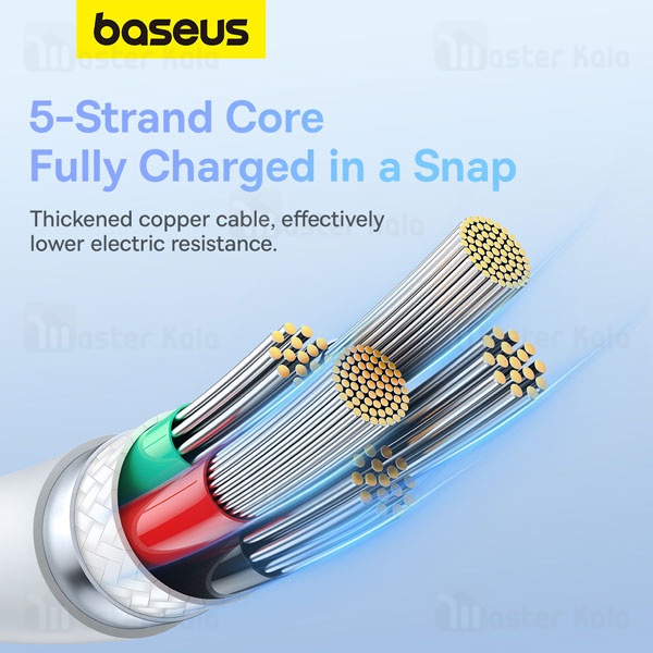 کابل لایتنینگ به Type-C بیسوس Baseus CB000053 Pudding Series P10355701221 طول 1.2 متر توان 20 وات
