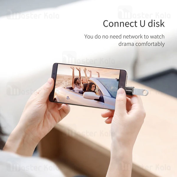 تبدیل Micro به Type C بیسوس Baseus Micro To Type-C Adapter Converter CAMOTG-01