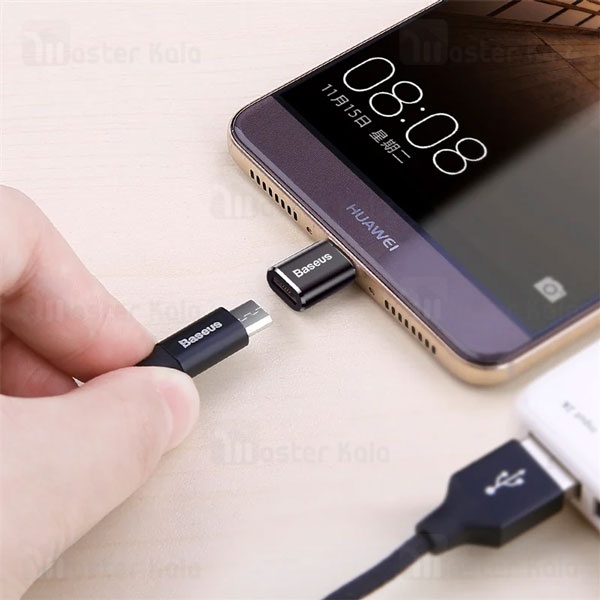تبدیل Micro به Type C بیسوس Baseus Micro To Type-C Adapter Converter CAMOTG-01