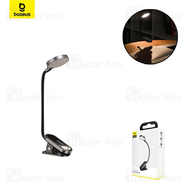 چراغ مطالعه گیره دار بیسوس Baseus Comfort Reading DGRAD-0G Mini Clip Lamp