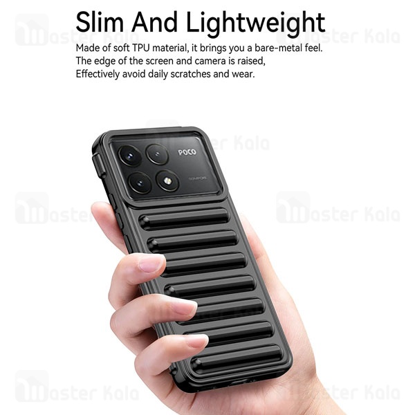 قاب کپسولی ضد ضربه شیائومی Xiaomi Poco F6 Pro Pro TPU Capsule Shockproof