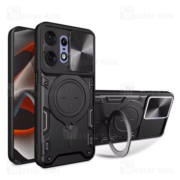 قاب ضد ضربه مگنتی موتورولا Motorola Edge 50 Pro Magnetic Support Case دارای محافظ دوربین