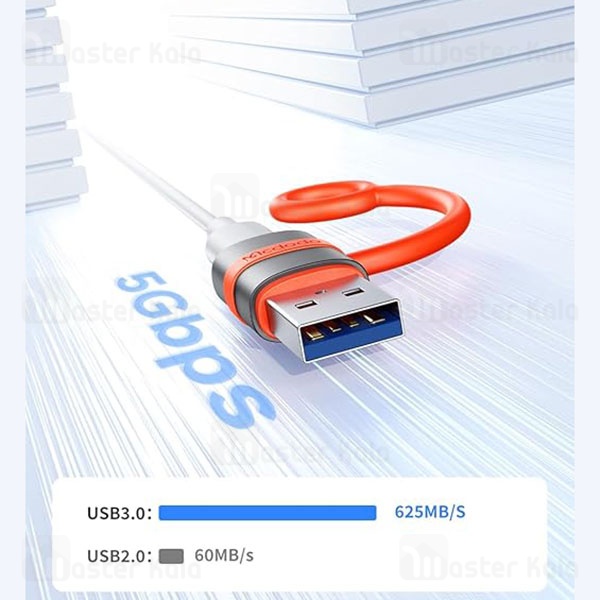 تبدیل USB-A 3.0 به تایپ سی مک دودو Mcdodo OT-3800 Silicone Hook 