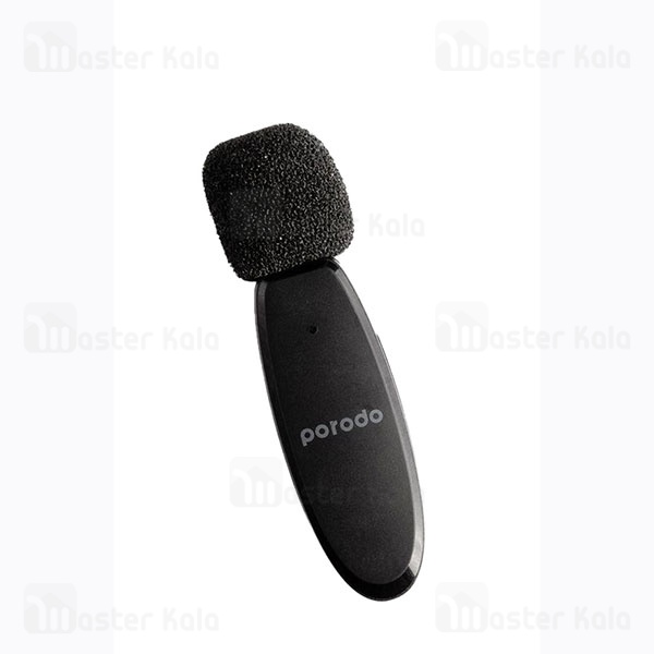 میکروفون بی سیم پرودو Porodo Dual Mic Lavalier Wireless Microphone دارای 2 فرستنده