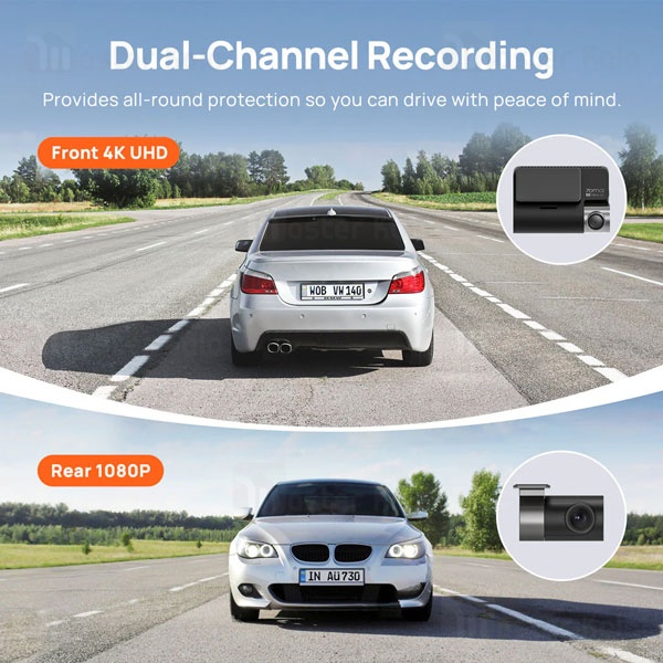 دوربین خودروی شیائومی Xiaomi 70mai A800S Set Dash Cam همراه دوربین عقب