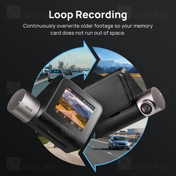 دوربین خودرو شیائومی Xiaomi 70mai A510 Dash Cam Set همراه دوربین عقب