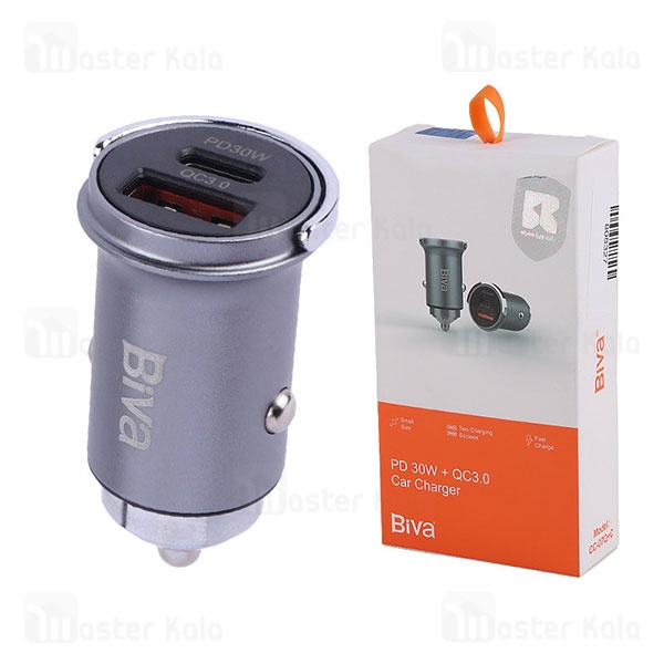 شارژر فندکی بیوا Biva CC-07Q+C+C توان 30 وات