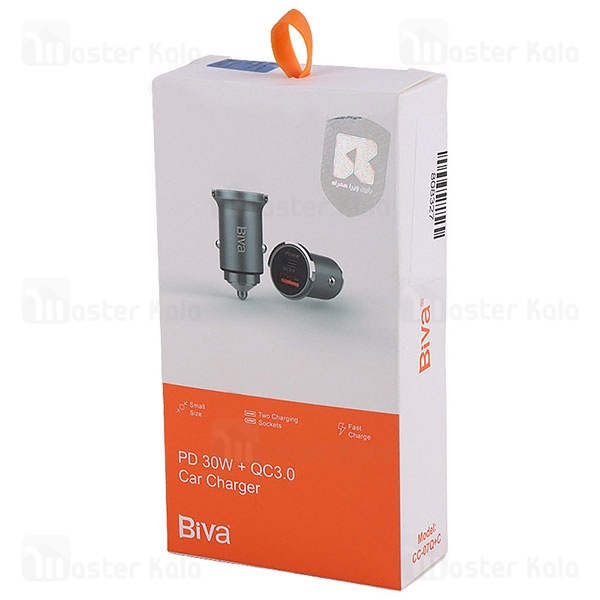 شارژر فندکی بیوا Biva CC-07Q+C+C توان 30 وات