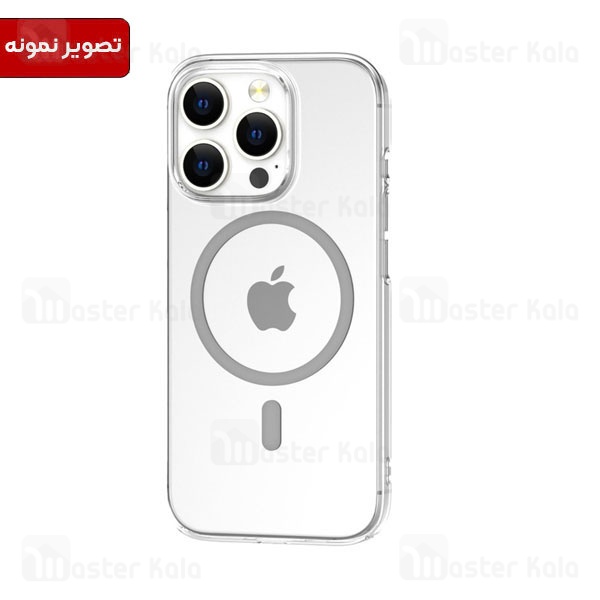 قاب محافظ مگ سیف گرین لاین آیفون Apple iPhone 16 Green Lion Magsafe Delgado Clear Case