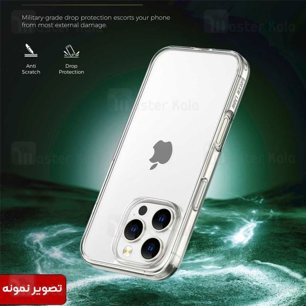 قاب محافظ مگ سیف گرین لاین آیفون Apple iPhone 16 Green Lion Magsafe Delgado Clear Case