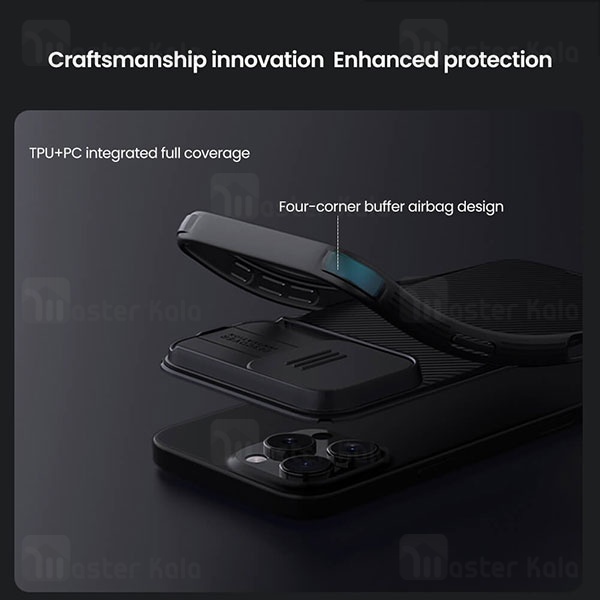 قاب محافظ iPhone 16 Pro Max Nillkin CamShield Pro Case دارای محافظ دوربین