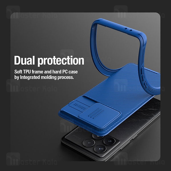 قاب محافظ Xiaomi Poco F6 Pro / Redmi K70 / K70 Pro Nillkin CamShield Pro Case دارای محافظ دوربین