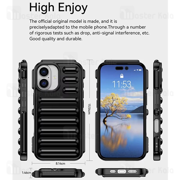 قاب پافر ضد ضربه آیفون Apple iPhone 16 TPU Capsule Shockproof