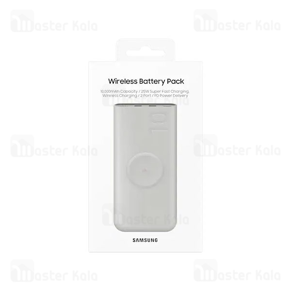 پاوربانک وایرلس 10000 سامسونگ Samsung EB-U2510 Wireless Battery Pack توان 25 وات