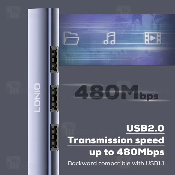 هاب 4 پورت الدینیو LDNIO DS-34U