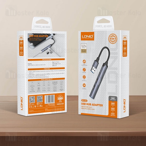 هاب 4 پورت الدینیو LDNIO DS-44C