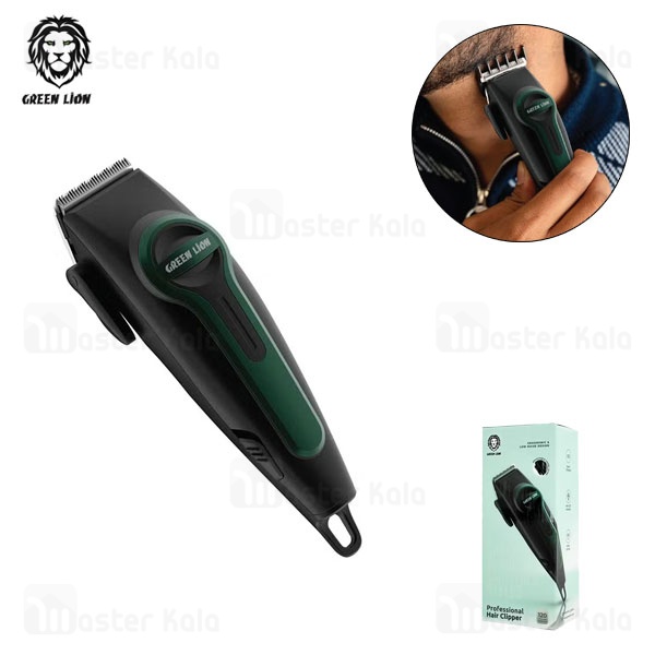 ماشین اصلاح موی سر گرین لاین Green Lion Professional Hair Clipper GNPRHACLIPRBK