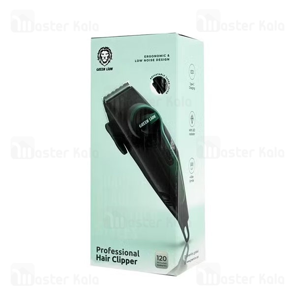 ماشین اصلاح موی سر گرین لاین Green Lion Professional Hair Clipper GNPRHACLIPRBK