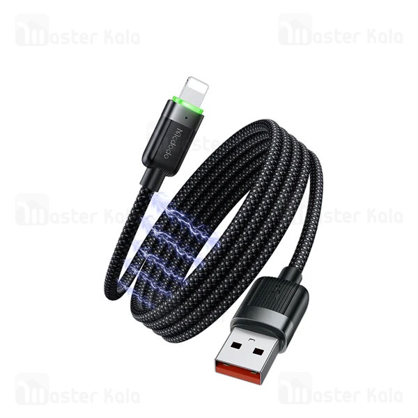 کابل فنری لایتنینگ به USB مک دودو Mcdodo CA-600 توان 15 وات طول 1.2 متر