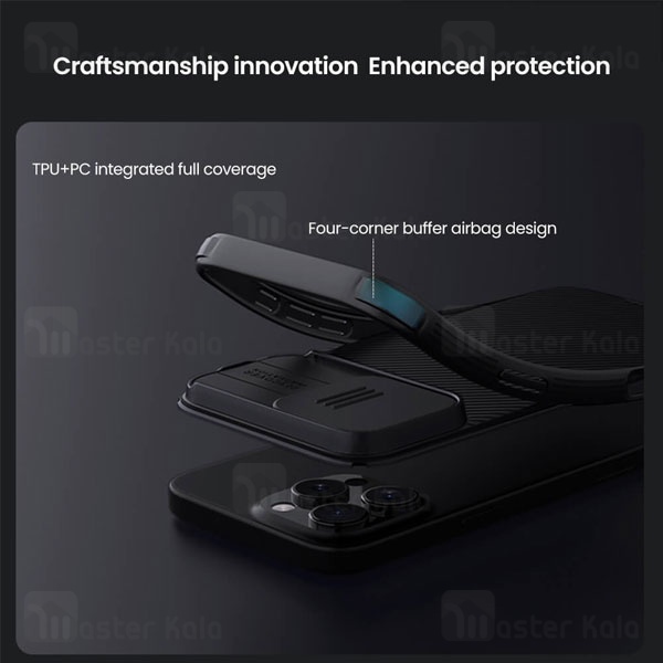 قاب محافظ مگنتی iPhone 16 Pro Max Nillkin CamShield Pro Magnetic Case دارای محافظ دوربین